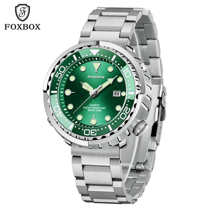 Lige Fashion Mens Watches Foxbox Top Brand Luxury 5ATM Sports Waterproof Quartz Date Luminous Watch The Clothing Company Sydney