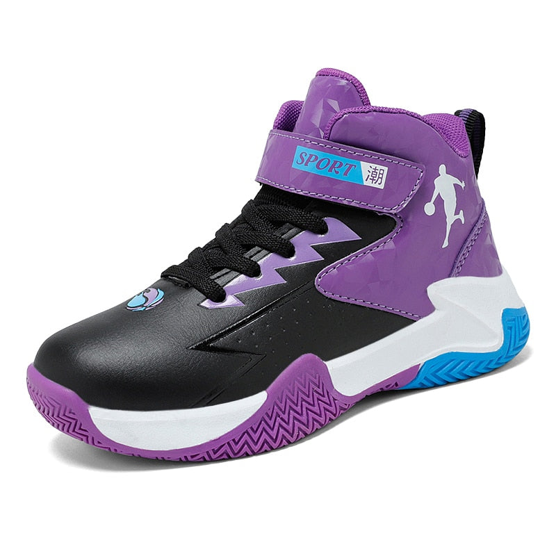 Kids Boys Basketball Shoes Kids Sneakers Non-Slip Sports Girls Basketball Training Tennis Shoes The Clothing Company Sydney