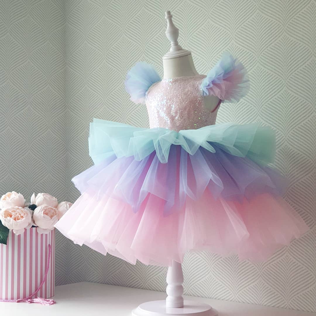 Girls Dress Elegant New Year Princess Children Party Dress Wedding Gown Kids Dresses for Girls Birthday Party Dress The Clothing Company Sydney