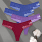 4 Pack set V-Waist Women Cotton G-string Lace Lingerie Panties Thongs Femme Underwear Underpant Intimates The Clothing Company Sydney