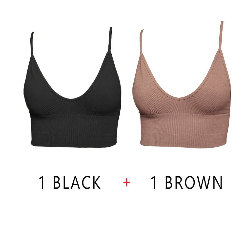 3 Pack Low Back Bras For Women Comfortable Seamless Tank Top U Type No Pad Unlined Lingerie Strap Adjustable Backless Bralette The Clothing Company Sydney