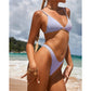 Ribbed High Cut Bikini Female Swimsuit Swimwear Two-piece Bikini set Bather Bathing Suit The Clothing Company Sydney