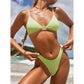 Ribbed High Cut Bikini Female Swimsuit Swimwear Two-piece Bikini set Bather Bathing Suit The Clothing Company Sydney