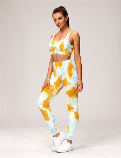 Printed 2 Piece Seamless Yoga Set Gym Clothing Workout Tracksuit Gym Set High Waist Sport Outfit Yoga Fitness Suit Activewear The Clothing Company Sydney