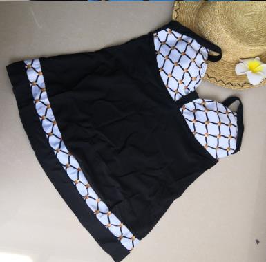 Plus Size Tankini Swimwear Plaid Bikini Bathing Suit Beach Wear Swimsuit Bow Tied Deep V Bodysuit Summer wear The Clothing Company Sydney