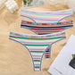 3 Pack Cotton Mix Seamless G-string Colorful Striped Lingerie Panties S-XL Thongs Female Letter Waist Underwear Briefs The Clothing Company Sydney