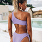 Bandeau Swimsuit Swimwear Women High Waist Bikini Set 2 Piece Summer Swim Beach Wear Bathing Suit The Clothing Company Sydney