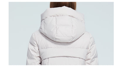 Winter Women Long Cotton Jacket Stand Collar Hooded Warm Windproof Coat Pockets Zipper Parka The Clothing Company Sydney