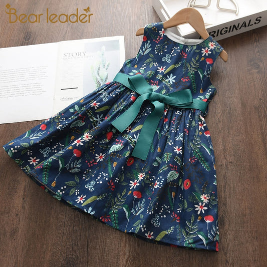 Girls Casual Dresses Fashion Baby Princess Party Vestidos Children Kids Flowers Costumes Floral Dress 3-7Y The Clothing Company Sydney