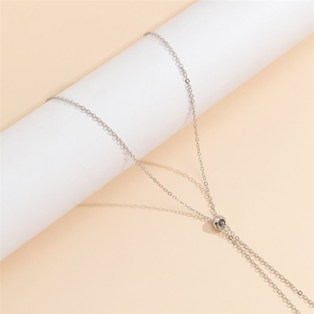 Simple Star Pendant Waist Chain Minimalist Gold Color Adjustable Belly Chain Bikini Chain Summer Beach Jewellery The Clothing Company Sydney