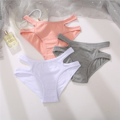 Cotton Mix Panties Waist Cross Design Sexy Underwear Intimates Lingerie Panties Solid Color Briefs Soft Panty The Clothing Company Sydney