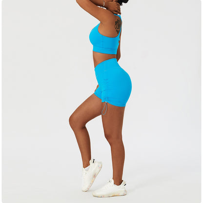 2 Piece Women's Yoga Set Workout Shirts Sport Pants Bra Gym Suits Fitness Shorts Crop Top High Waist Running Leggings Sports Sets The Clothing Company Sydney