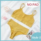 2 Piece Bra Set Bralette Underwear Lingerie Ribbed Tops Seamless Wire Free Bra and  Panty Set The Clothing Company Sydney