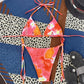 2 Piece Tie Dye Micro Triangle Halter Tie Side Bikini Swimsuit Swimwear Bikini Set Summer Beach Bathing Suit The Clothing Company Sydney