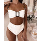 High Waist Swimsuit Push Up Swimwear Bathing Suit Bikini Two Piece Set Beachwear The Clothing Company Sydney