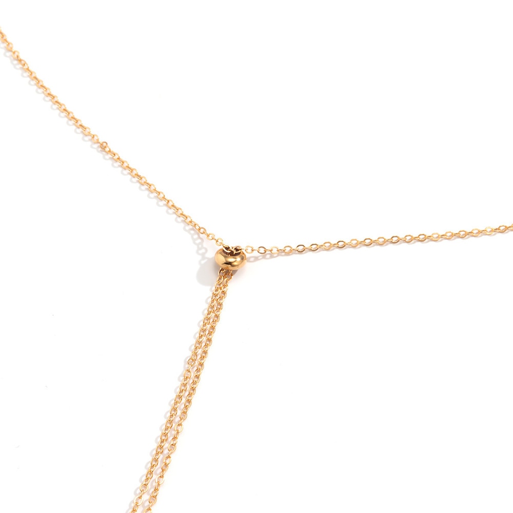 Simple Star Pendant Waist Chain Minimalist Gold Color Adjustable Belly Chain Bikini Chain Summer Beach Jewellery The Clothing Company Sydney