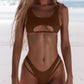 2 Piece Micro Bikini Swimsuit Rib Bikini Set Push Up Women Swimwear Brazilian Cut Out Neon Bathing Suit The Clothing Company Sydney