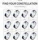 Twelve Constellations Rings for Men Women 8mm Stainless Steel Anel Male Classic Carbon Fiber 12 Horoscope Ring The Clothing Company Sydney