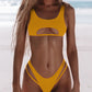 2 Piece Micro Bikini Swimsuit Rib Bikini Set Push Up Women Swimwear Brazilian Cut Out Neon Bathing Suit The Clothing Company Sydney