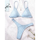 Ribbed High Cut Bikini Female Swimsuit Swimwear Two-piece Bikini set Bather Bathing Suit The Clothing Company Sydney