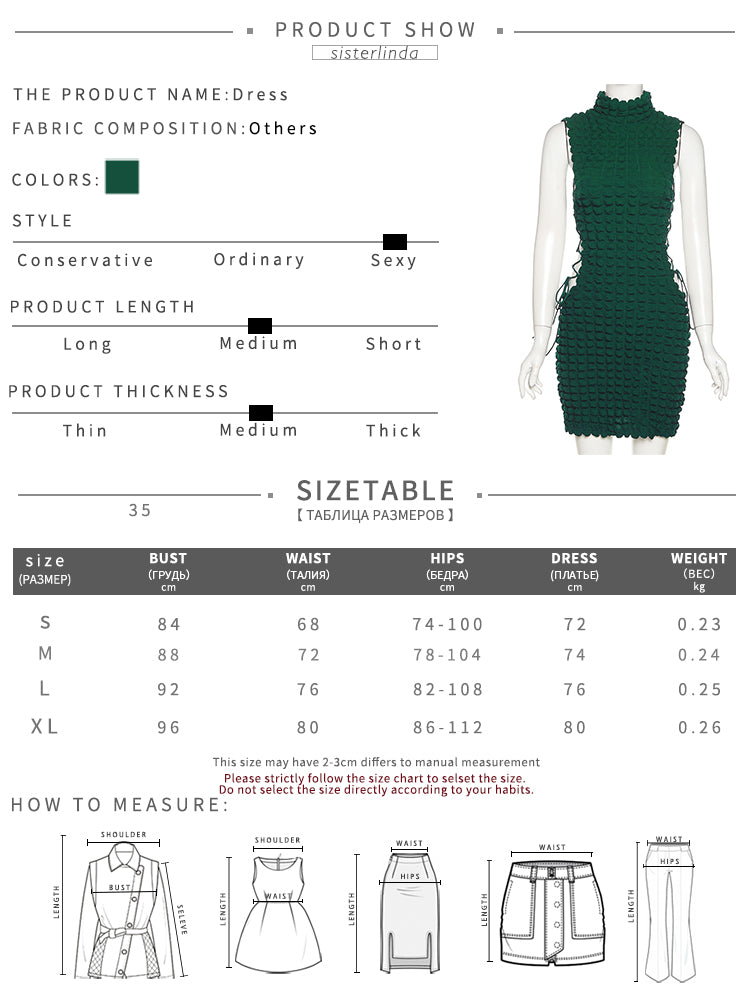 Stacked Plaid Bandage Hollow Y2K Dress Sleeveless Turtleneck String Bodycon Party Clubwear Outfits The Clothing Company Sydney