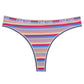 3 Pack Cotton Mix Seamless G-string Colorful Striped Lingerie Panties S-XL Thongs Female Letter Waist Underwear Briefs The Clothing Company Sydney