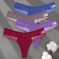 4 Pack set V-Waist Women Cotton G-string Lace Lingerie Panties Thongs Femme Underwear Underpant Intimates The Clothing Company Sydney