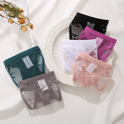 2 Pack Mesh G-String Panties Transparent Underwear Women Seamless Thong Underpants Intimates Lingerie The Clothing Company Sydney