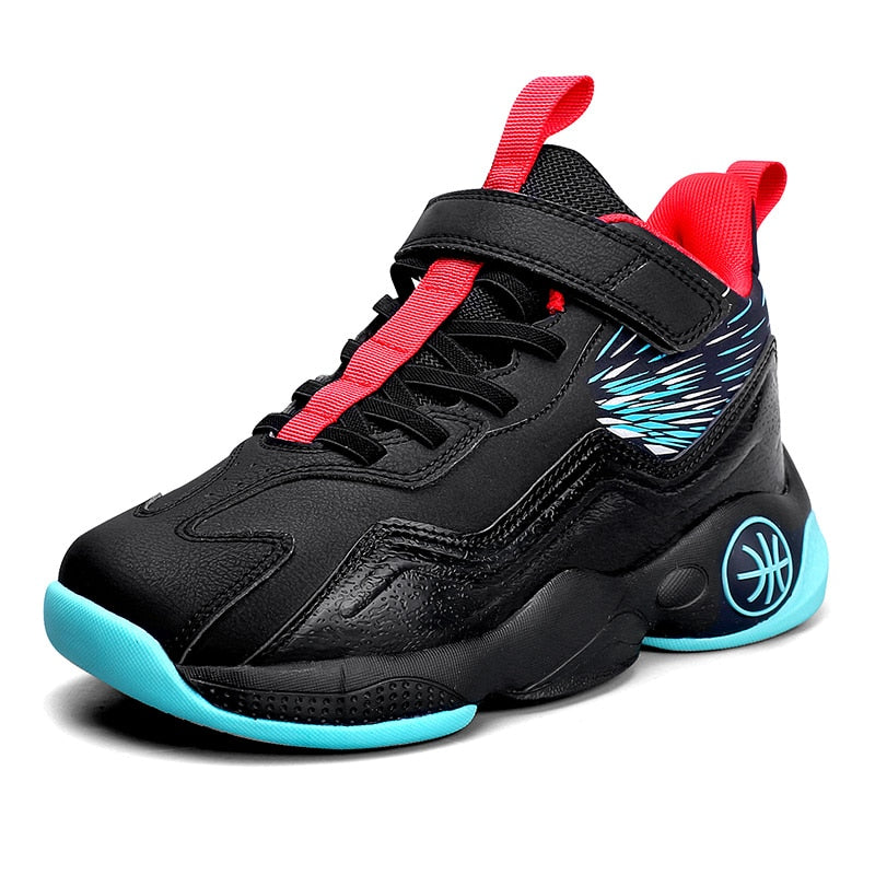 Sports shoes boys basketball shoes boys high top shockproof children's sports shoes girls non-slip basketball shoes The Clothing Company Sydney