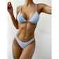 Ribbed High Cut Bikini Female Swimsuit Swimwear Two-piece Bikini set Bather Bathing Suit The Clothing Company Sydney