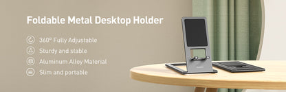 Baseus Foldable Mobile Phone Holder Stand For iPhone 13 12 Desktop Tablet Holder for Xiaomi Samsung Huawei Desktop Stand Holder The Clothing Company Sydney
