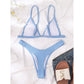 Ribbed High Cut Bikini Female Swimsuit Swimwear Two-piece Bikini set Bather Bathing Suit The Clothing Company Sydney