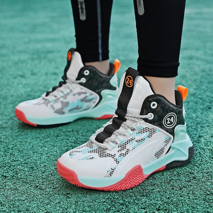 Kids Boys Basketball Shoes High Quality Top Non-Slip Kids Sneakers Girls Sneakers Outdoor Kids Tennis Shoes The Clothing Company Sydney