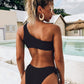 Bandeau Swimsuit Swimwear Women High Waist Bikini Set 2 Piece Summer Swim Beach Wear Bathing Suit The Clothing Company Sydney