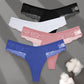 4 Pack set V-Waist Women Cotton G-string Lace Lingerie Panties Thongs Femme Underwear Underpant Intimates The Clothing Company Sydney