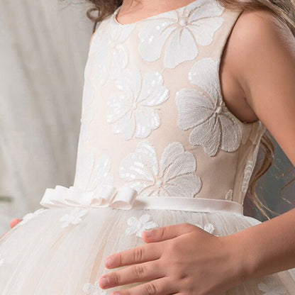 Kid Wedding Dresses for Girls Elegant Flower Princess Long Gown Baby Girl Christmas Dress Size 6 12 14 Years The Clothing Company Sydney