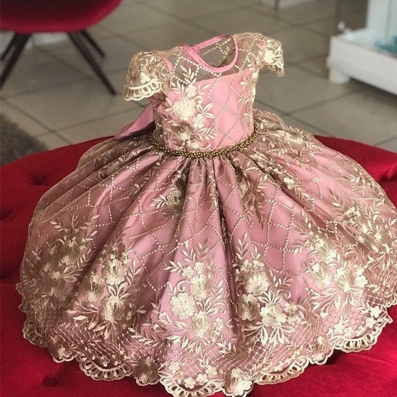 Girls Dress Elegant New Year Princess Children Party Dress Wedding Gown Kids Dresses for Girls Birthday Party Dress The Clothing Company Sydney