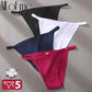 5 Pack Set Underwear Cotton Panties Lingerie Underpants Hoop Design Waistband Briefs Intimate Bikini Panty The Clothing Company Sydney