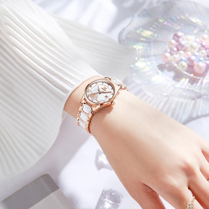 OLEVS Luxury Quartz Japan Movement 30M Water resistant Ceramics Ladies Watch Clothing Company Sydney