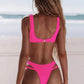 2 Piece Hollow Out Swimsuit High Cut Micro Swimwear Stylish Bathing Suit Beach Outfits Bikini Set The Clothing Company Sydney