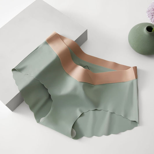 Seamless Panties Ice Silk Comfortable Women Low Waist Briefs Plus Size No Trace Lingerie Underwear The Clothing Company Sydney