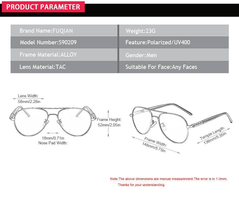 Fashion Photochromic Sunglasses Men Women Chameleon Polarized Pilot Sun Glasses Anti-glare Driving Eyeglasses UV400 The Clothing Company Sydney