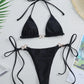 Ring Linked Micro Triangle Thong Bikini Set Two Piece Swimwear Sexy Swimsuit Summer Beach Bathing Suit Bikinis The Clothing Company Sydney