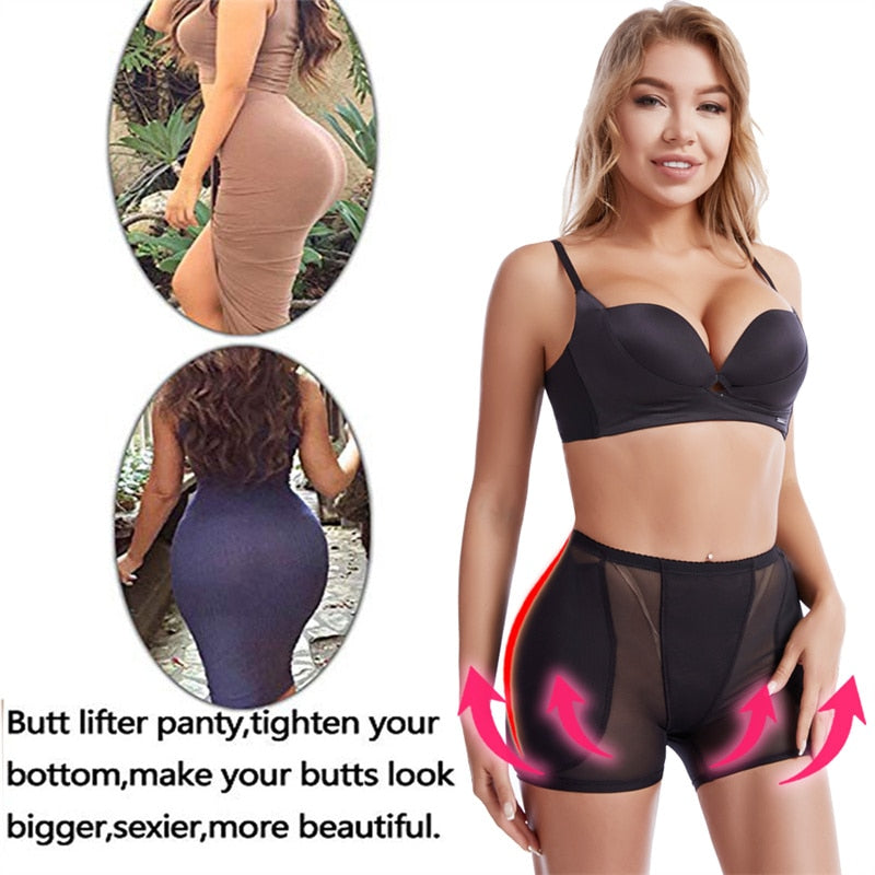 Exquisite Women Butt Lifter Hip Enhancer Padded Shorts Body Shaper