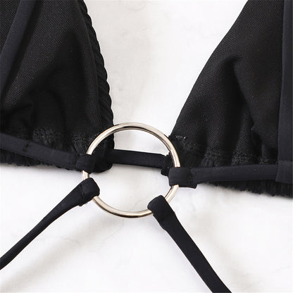 Crinkled  Extreme String Mini Micro Thong Women Swimwear One Piece Swimsuit Bather Bathing Suit The Clothing Company Sydney