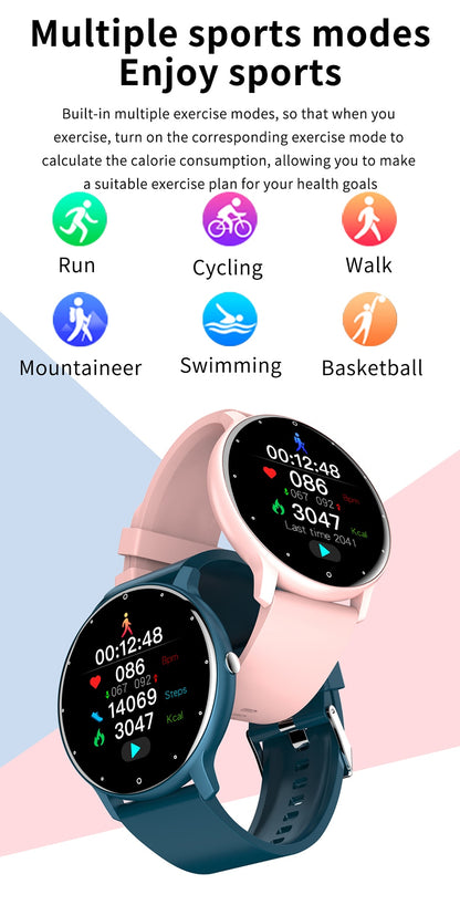 Smart Watch Men Women Full Touch Screen Sport Fitness Watch IP67 Waterproof Bluetooth For Android IOS Smartwatch The Clothing Company Sydney