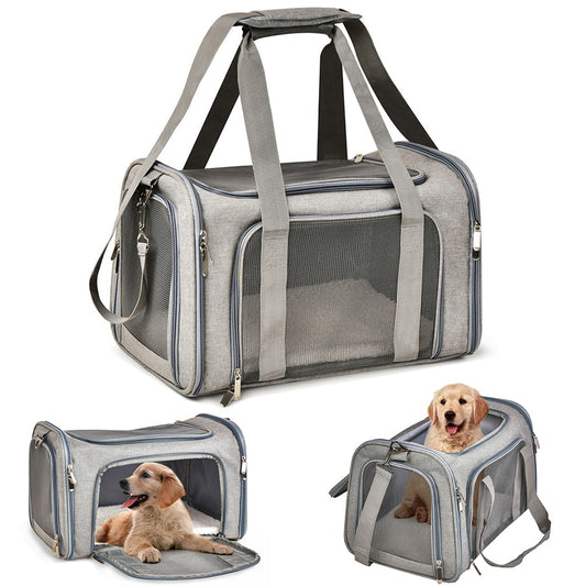Dog Carrier Bag Soft Side Backpack Cat Pet Carriers Dog Travel Bags Airline Approved Transport For Small Dogs Cats The Clothing Company Sydney