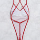 One-Piece Thong Swimsuit High Cut Backless Monokini Solid Whole Swimwear Ribbed Bikini Bathing Suit The Clothing Company Sydney