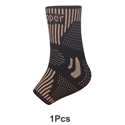 Copper Ankle Brace Infused Compression Sleeve Support for Plantar Fasciitis Sprained Ankle Achilles Tendon Pain Relief Running Ankle Brace The Clothing Company Sydney