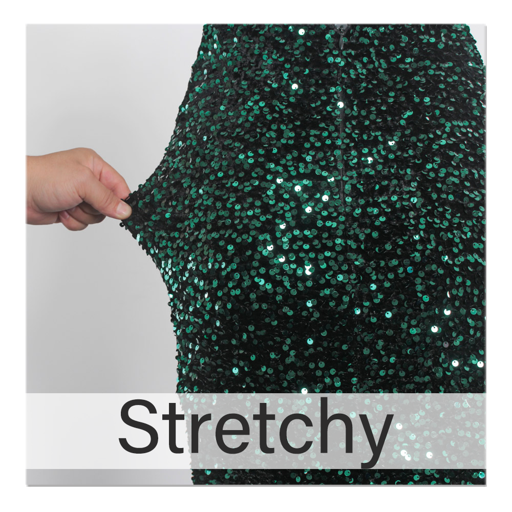 Sequin Backless Slip Mermaid Long Party Luxury V Neck Velvet Stretch Slit Sleeveless Cocktail Prom Formal Dress The Clothing Company Sydney